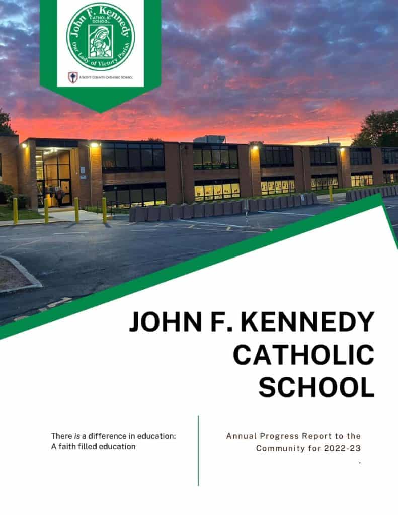 JFK Annual Report 2022–2023 cover.