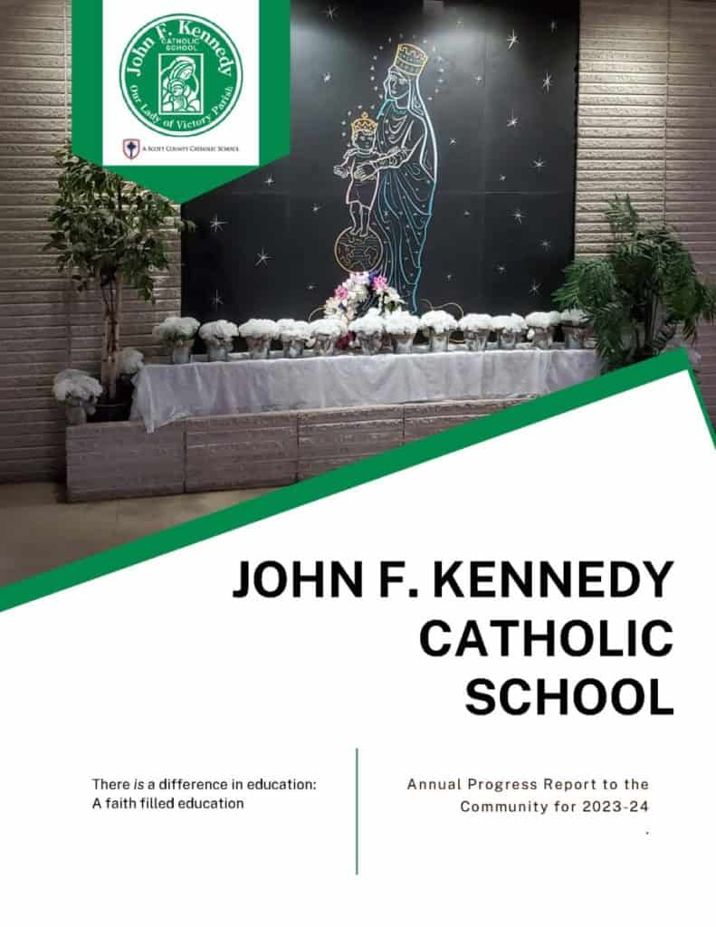 JFK Annual Report 2023–2024 cover.
